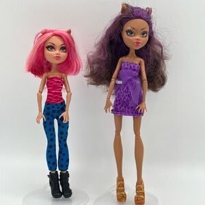 Monster High A Pack of Trouble Wolf Family Pack Mattel Dolls Clawdeen Howleen